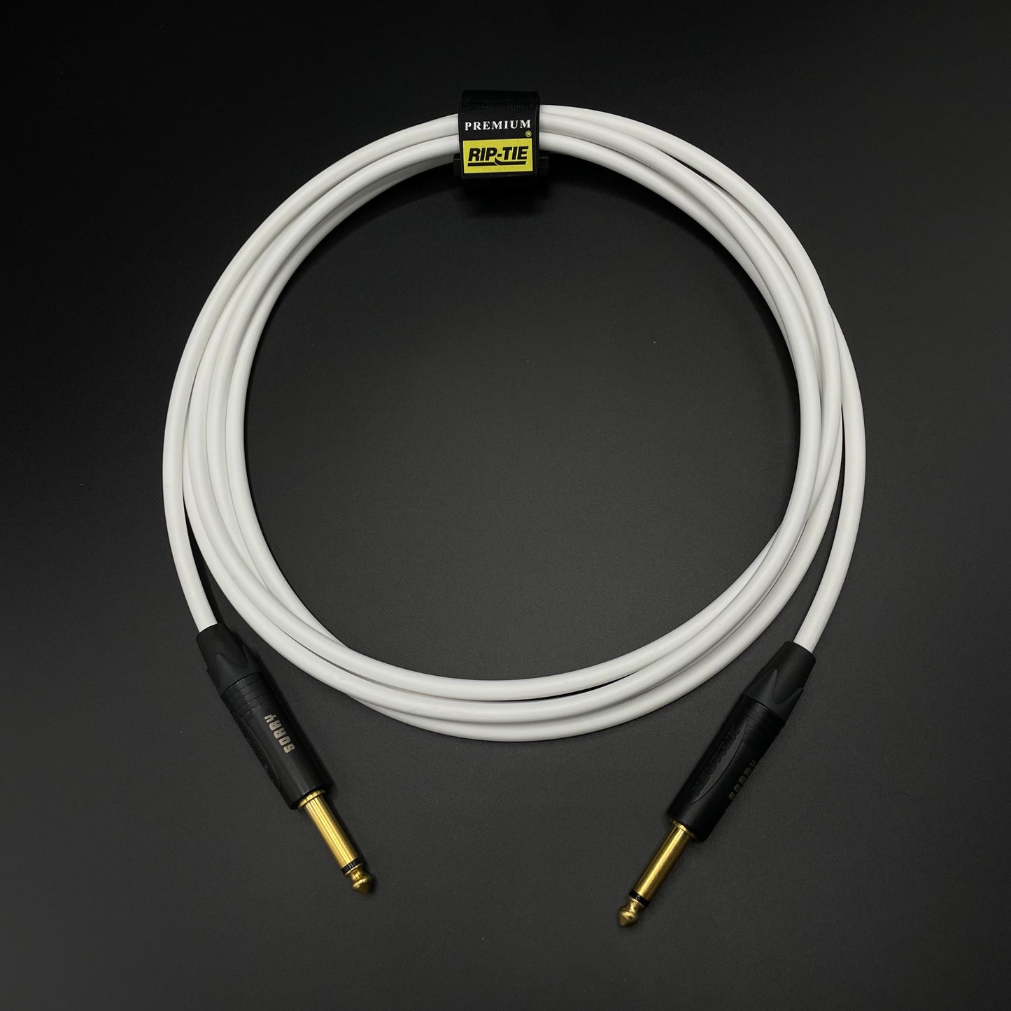 SORRY Straight to Straight Guitar / Instrument Cable - WHITE
