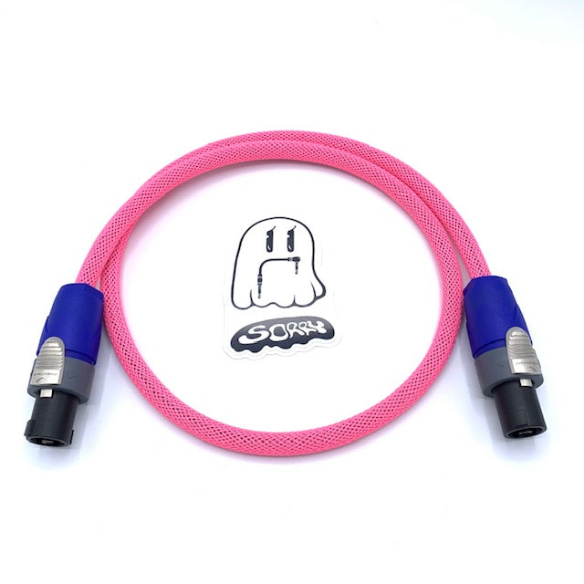 SORRY SpeakOn Speaker Cable - Neon Pink