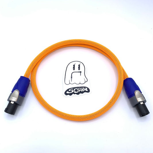 SORRY SpeakOn Speaker Cable - Neon Orange