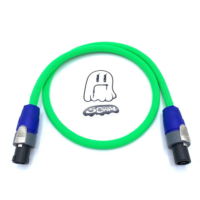 SORRY SpeakOn Speaker Cable - Neon Green
