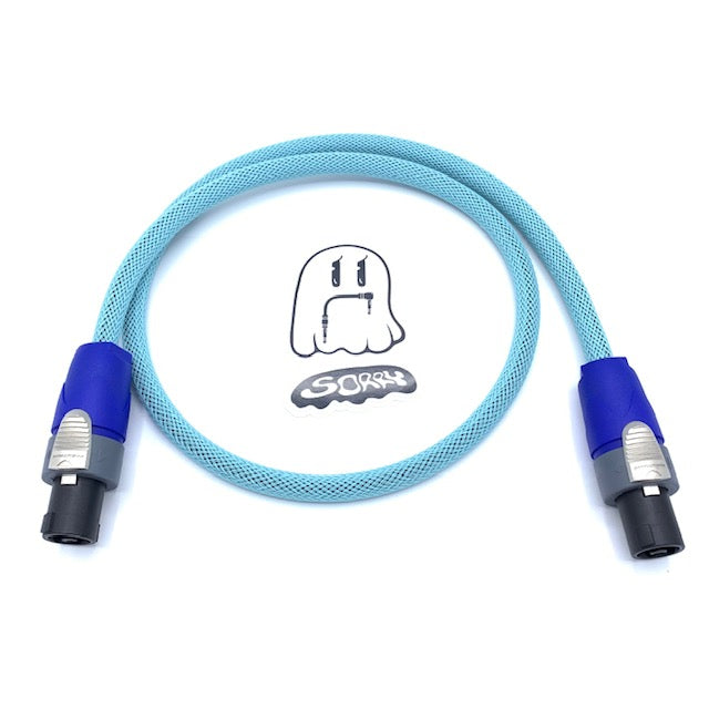 SORRY SpeakOn Speaker Cable - Aqua Blue