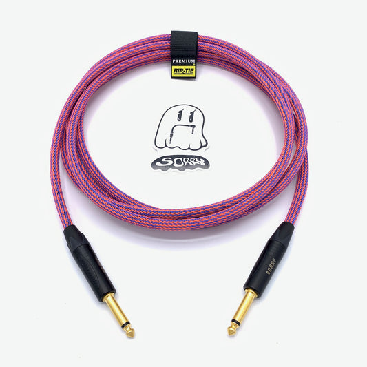 SORRY Straight to Straight Guitar / Instrument Cable - Superhero