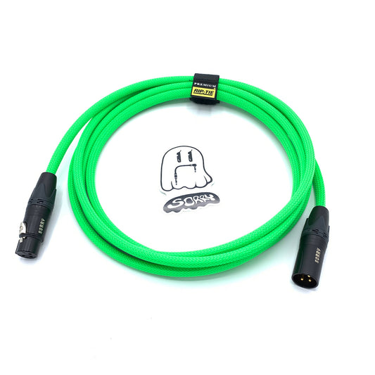 SORRY Microphone Cable - Neon Green