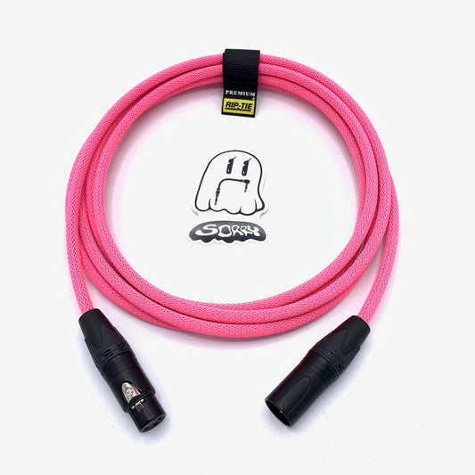SORRY Microphone Cable - Neon Pink