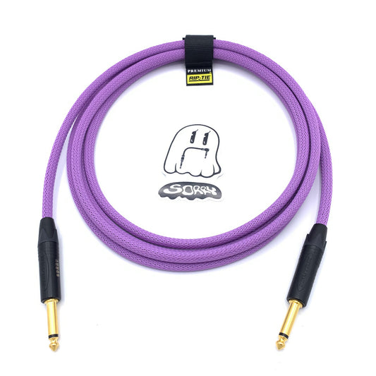 SORRY Straight to Straight Guitar / Instrument Cable - Lavender
