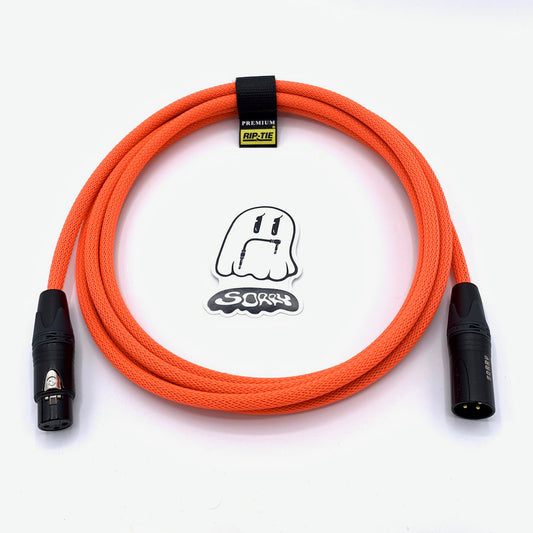 SORRY Microphone Cable - Neon Red