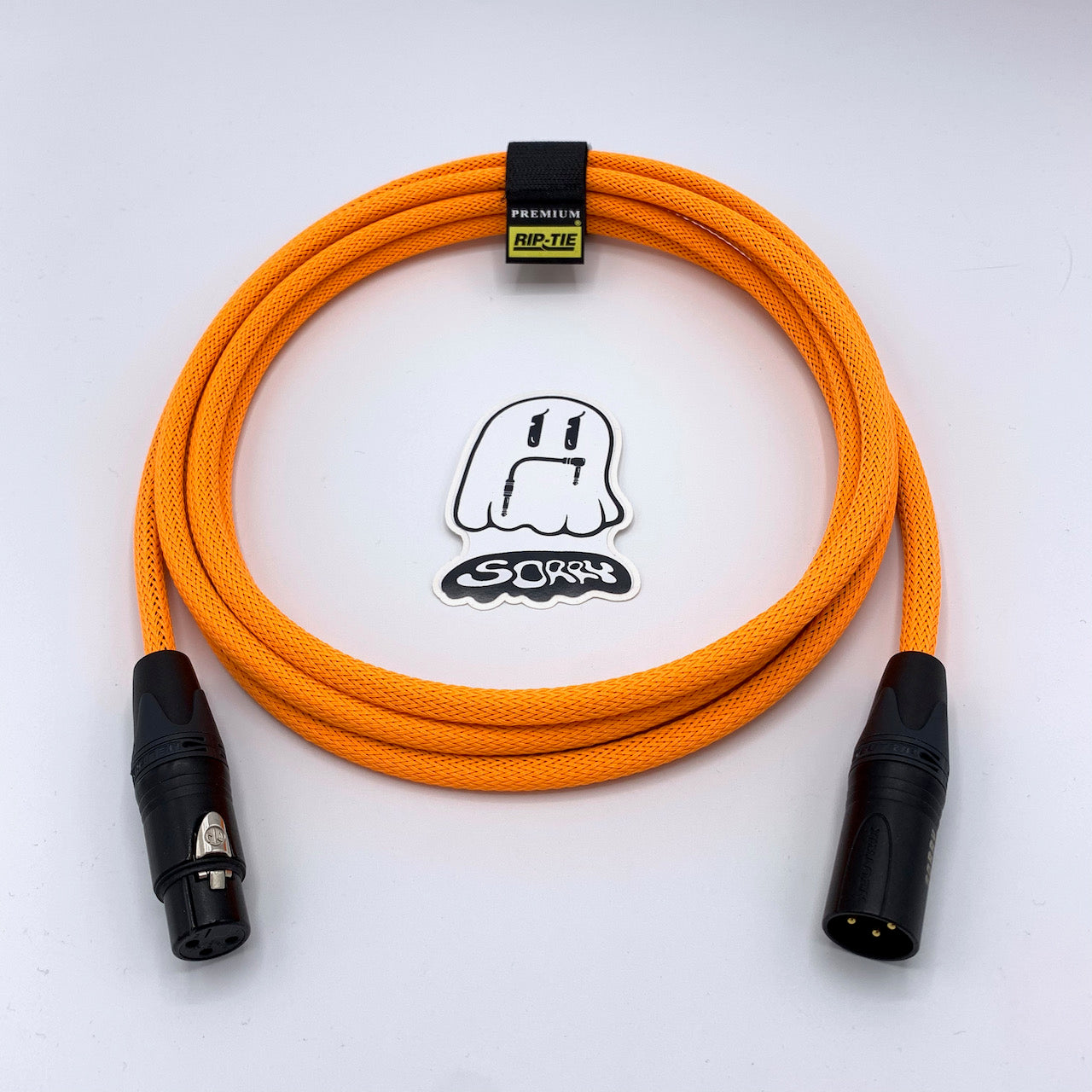 SORRY Microphone Cable - Neon Orange
