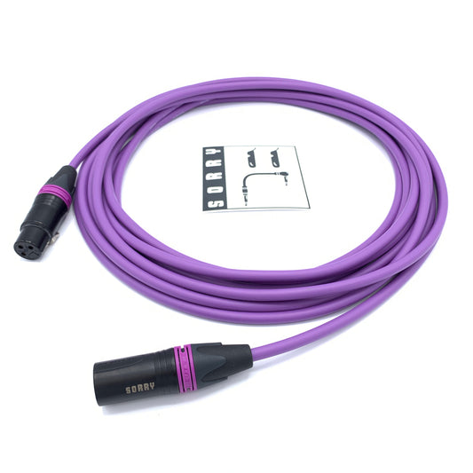 SORRY Microphone Cable - Standard Purple