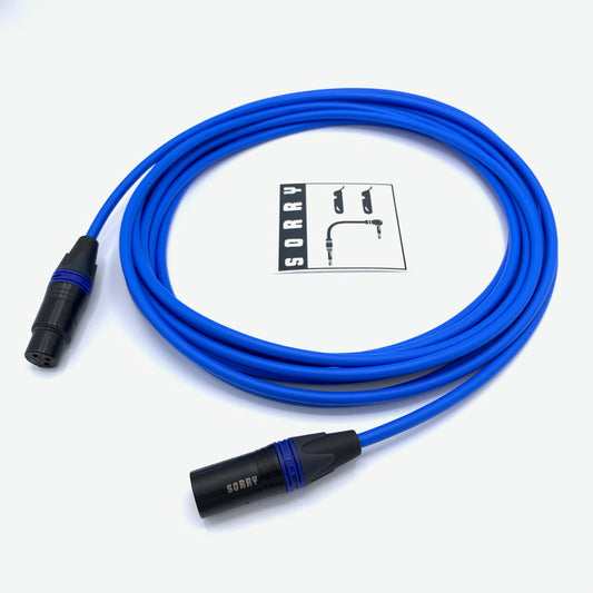 SORRY Microphone Cable - Standard Blue