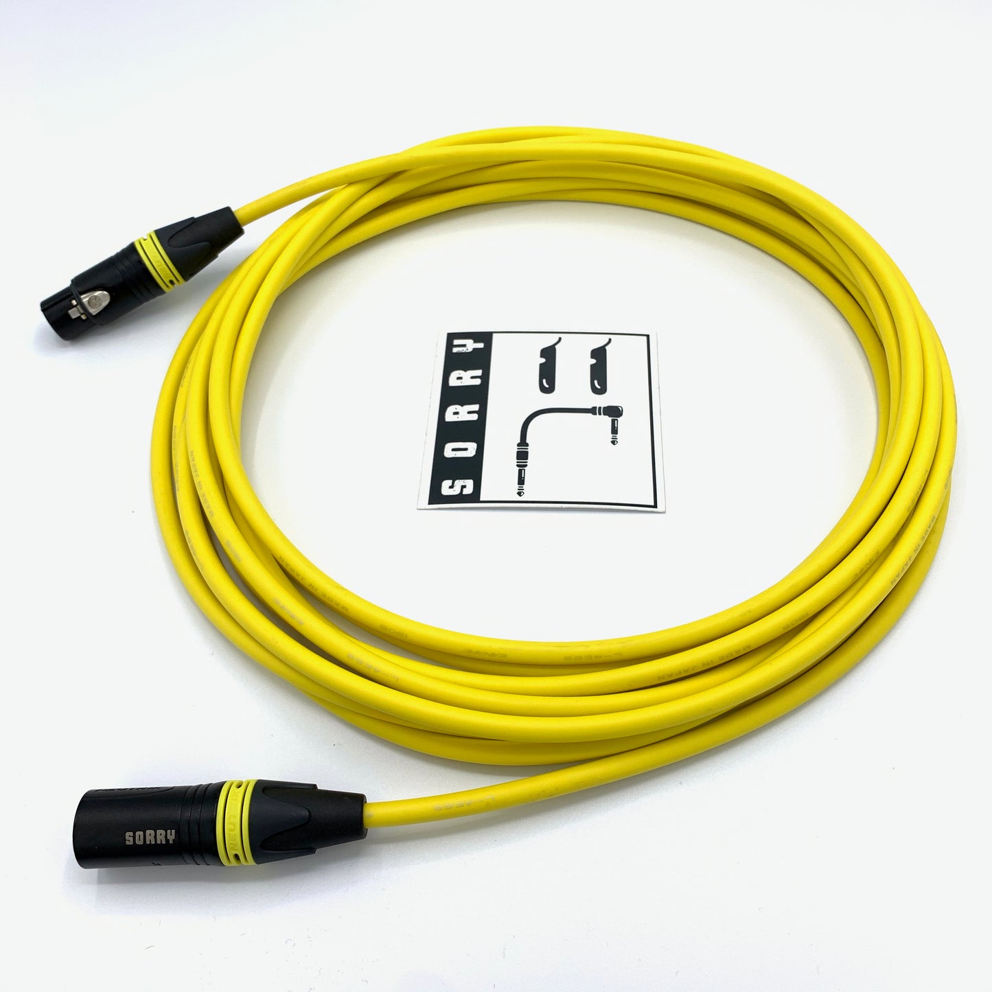 SORRY Microphone Cable - Standard Yellow