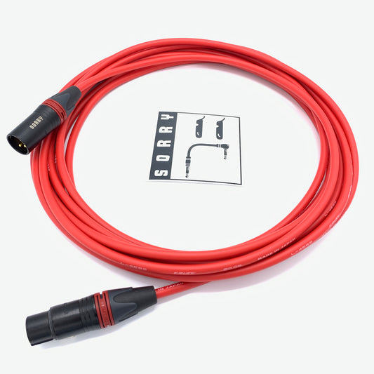 SORRY Microphone Cable - Standard Red