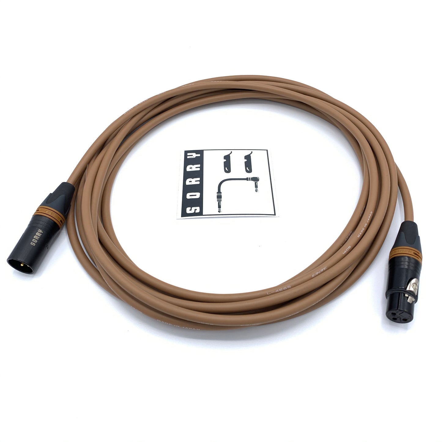SORRY Microphone Cable - Standard Brown